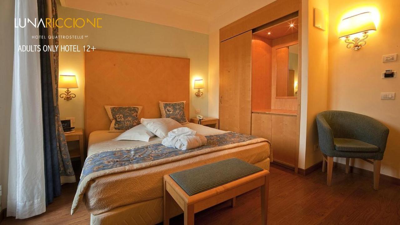 Hotel Luna Riccione E Aqua Spa Only Adults +12 Bagian luar foto