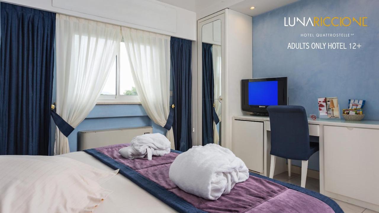 Hotel Luna Riccione E Aqua Spa Only Adults +12 Bagian luar foto