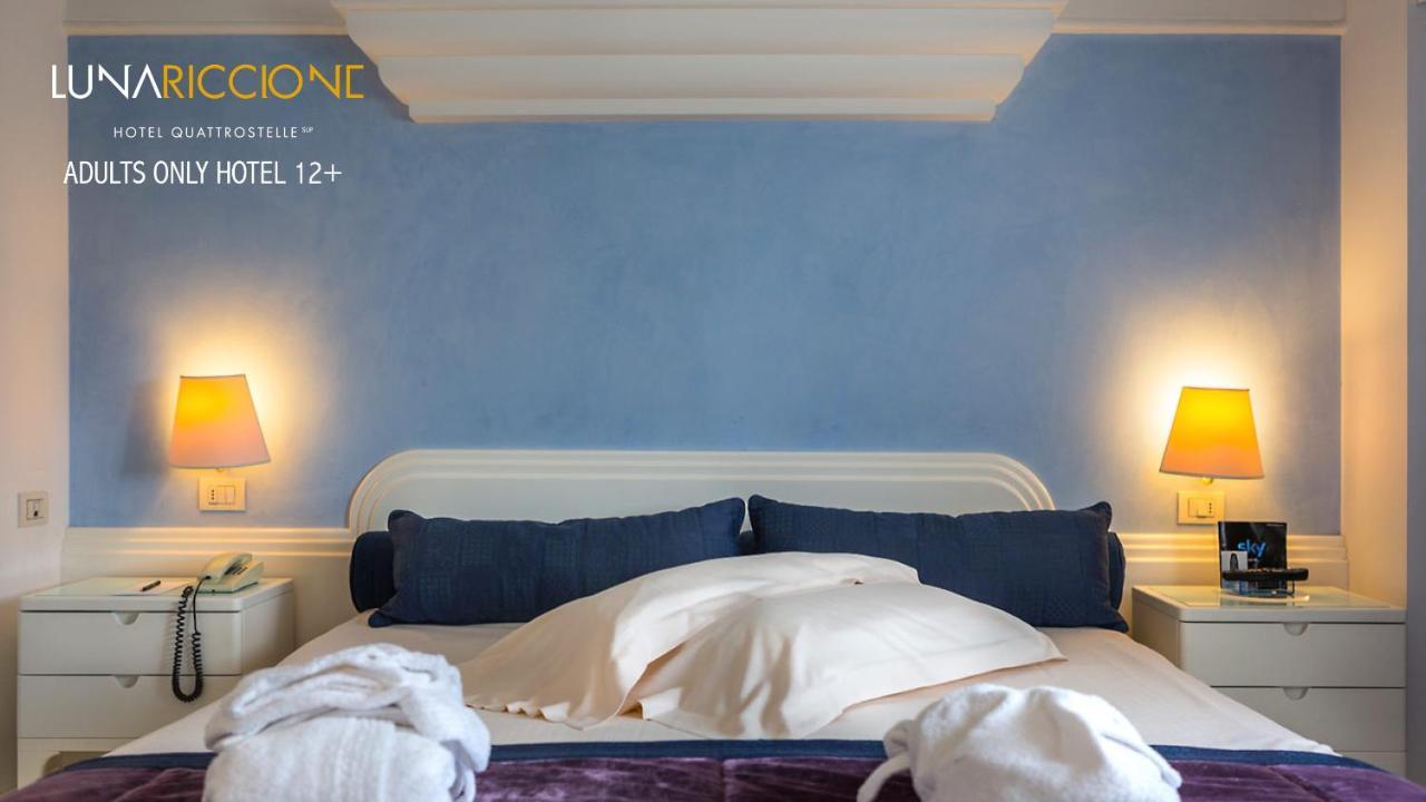 Hotel Luna Riccione E Aqua Spa Only Adults +12 Bagian luar foto