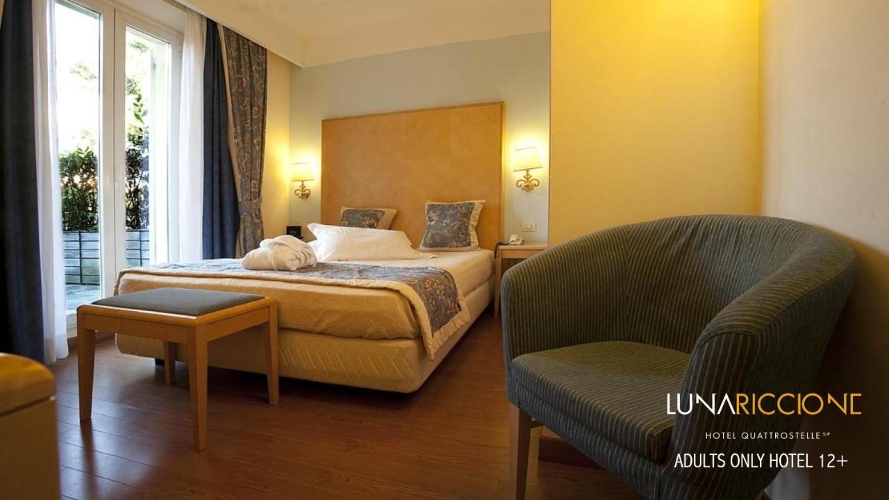 Hotel Luna Riccione E Aqua Spa Only Adults +12 Bagian luar foto
